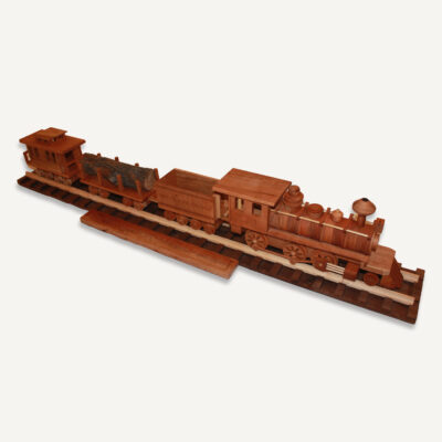 Wooden Train Display
