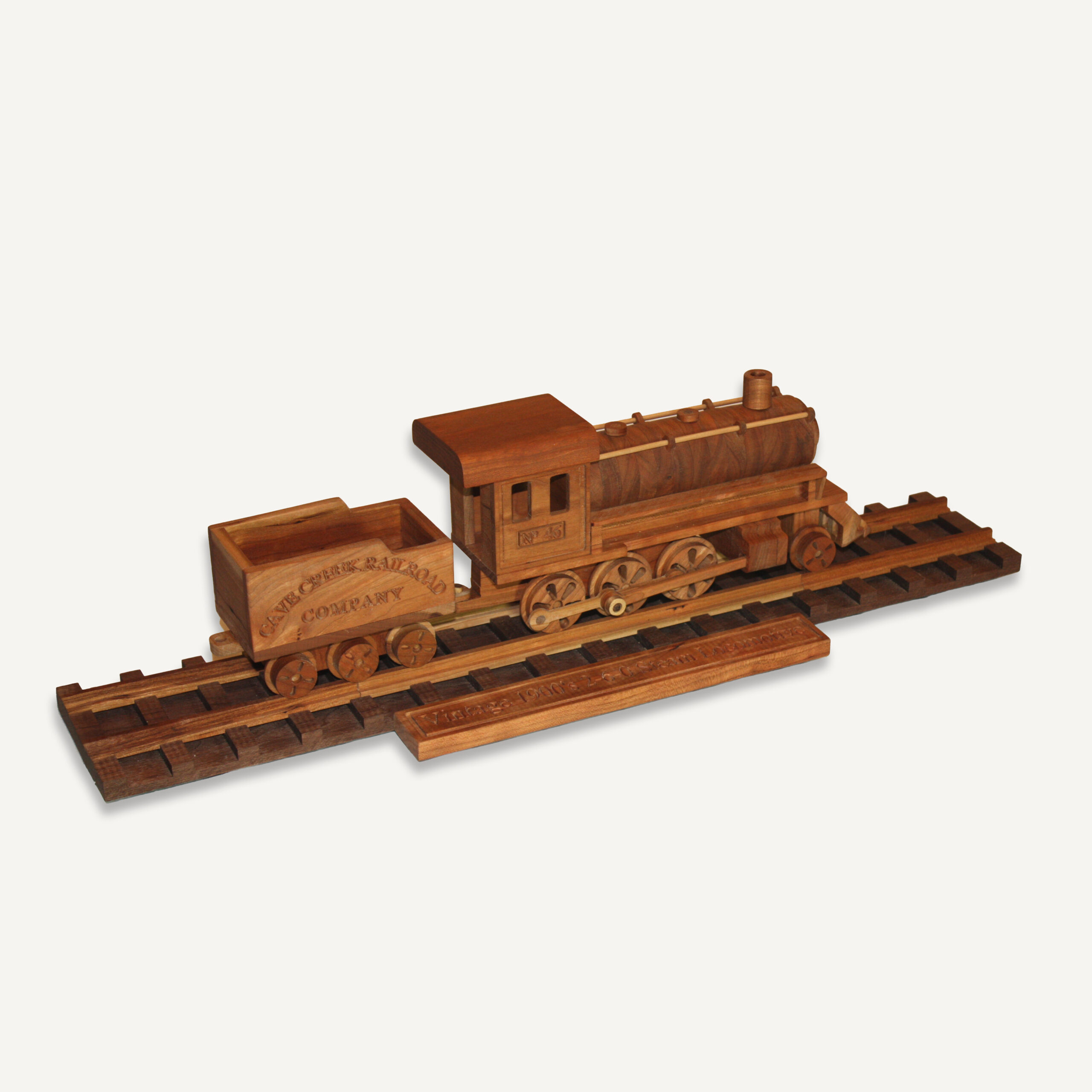 Handcrafted Wood Train